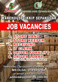 Jawatan kosong yang disenaraikan di atas ini, adalah semasa iklan jawatan kosong jabatan kerja raya ini dipublish. Kerja Kosong Sabah 2020 Pelbagai Jawatan Servay Warehouse Kkip Sepanggar Jawatan Kosong Terkini Negeri Sabah