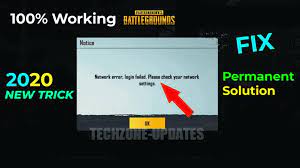 How To Fix Pubg Mobile Network Error Login Failed