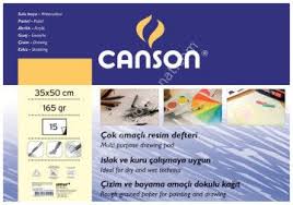Canson Resim Defteri 165gr 15 Yaprak 35x50 Can 165 3550 Resim Yaprak Defter