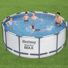 Bestway 12ft X 48in Steel Steel Pro Max Frame Pool Set All Round Fun