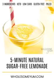 healthy sugar free lemonade recipe 3