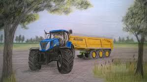The new holland agricultural tractor are full of the latest and most advanced technological features that make farming extremely easy and efficient. Kleurplaten Tractor New Holland