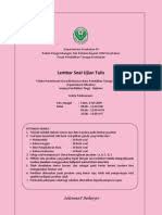 Download pdf latihan soal uambn fikih ma tahun 2018/2019 yang bersumber dari soal uambn 2017, 2016 dan 2015. Prediksi Sipenmaru Poltekkes 2018 Pdf