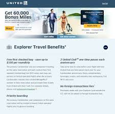 United sm explorer card members can board the plane before general boarding, after mileageplus premier ® members, customers with premier access ® and travelers requiring special assistance. Targeted United Mileageplus Explorer Card 60k 100 Churning