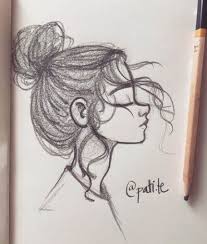 Hair Drawing Windy 40 Ideas Drawings Sketches Art Drawings
