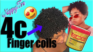 Finger Coils On Short Hair 4c Hair Eco Styler Argan Oil Gel Fingercoils Combtwist Arganoil Yout Finger Coils Short Natural Hair Styles 4c Hairstyles