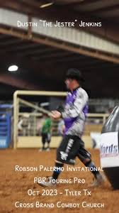 Always fun capturing Dustin “The Jester” Jenkins doing what he does best at  the Robson Palermo Invitational @PBR Touring Pro at @Cross Brand @Cross  Brand Arena last October 2023 #tylertx #pbr ...