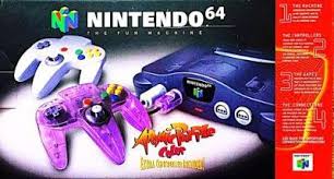 nintendo 64 console atomic purple bundle value price