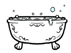Craigslist, facebook marketplace, your local habitat for humanity restore. Claw Foot Bathtub With Bubbles Bubbles Homemade Scrub Coloring Pages