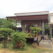 สร างบ านเองงบน อย ใช เวลาไม นาน รวมท งหมดจบท 180 000 บาทเท าน น สถาป ตยกรรมแบบย งย น แบบสวนสม ยใหม แบบชานบ าน