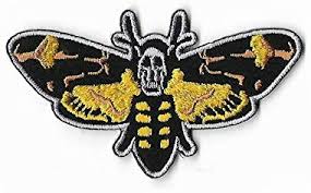 Viele deutsche, viele europäer verhalten sich tatsächlich wie fette, domestizierte nutztiere. Aufnaher Zum Aufnahen Oder Aufbugeln Motiv Totenkopf Motte 9 Cm Motiv Silence Of The Lambs Amazon De Kuche Haushalt