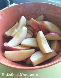 If you'd like the most control over cutting your apples, lay 1 of the apple pieces flat against your cutting board. Number Bonds With Apple Slices Free Printables