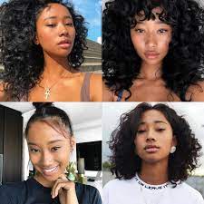 Black Asian Lady Light Skin Natural Curly Beautiful Hair Curly Hair Styles Hair Beauty