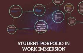 Research papers and essay quantitative. Student Portfolio In Work Immersion Program By Pat Baloloy