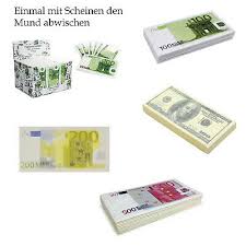 Allen noten gemeinsam sind die europäische flagge, die abkürzung der europäischen zentralbank in den verschiedenen arbeitssprachen der eu im jahr 2002, die. Geldservietten 100 Euro Schein Servietten Als Tisch Deko Party Money Napkins Ebay