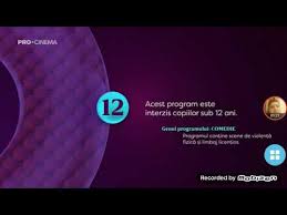Printre acestea se regăsesc următoarele programe: Pro Cinema Film Ident Sub 12 Ani Comedie Youtube