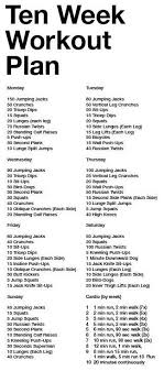 Messy Artist 10 Week Workout Plan Weekly Workout Plans 10 Week Workout Plan 10 Week Workout