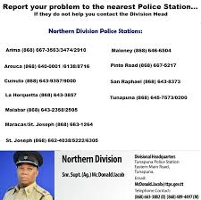 L b nagar x road. Legal Rights Trinidad And Tobago Making Reports At Any Police Station