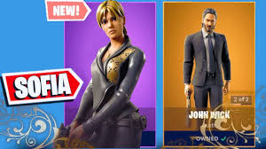 The only way to get him at this point would be account trading (which is against the terms of service), or having someone who already h. Fortnite Sofia Skin John Wick Female Skin Item Shop Review Youtube