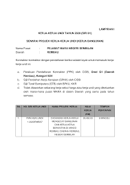 * *bagi yang tidak mengikuti kursus ini sila lampirkan bank statement syarikat yang terkini dan salinan surat tawaran atau indent. 2