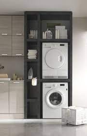Sturdy racks mean you can keep bigger. 50 Genius Storage Ideas For Small Spaces To Make Your Home Feel Bigger Design Buanderie Armoires De Buanderie Amenagement Buanderie