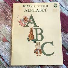 Beatrix Potter Cross Stitch Alphabet Vintage Green Apple Book Of Peter Rabbit And Friends Cross Stitch Charts Peter Rabbit And Friends Cross Stitch Alphabet Cross Stitch Charts
