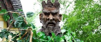 The 40 foot high green man statue was unveiled in the custard factory at last years summer solstice. The Green Man Unearth The History Of The Mysterious Entity