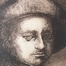 John Clemente Sirica 'Rembrandt' Signed Etching, 1970