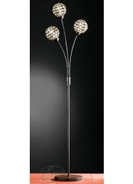 Kristall Stehleuchte Jona In Rost Antik Standlampe 3flg Saasil
