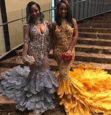 Omg These Prom Dresses With The Ostrich Feathers Are Beautiful They S L A Y E D Prom2k17 Won Elegant Prom Dresses Feather Prom Dress Prom Outfits