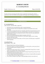 Read an accounting job description to see where you'll fit in this diverse career field. Accounting Director Resume Samples Qwikresume