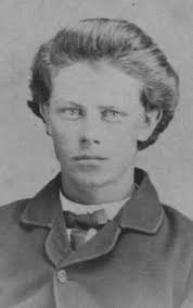 This is an undated (mid-1860's?) photo of Frank E. Knight  **(**3/19/1847–12/5/1873). Frank froze to death at age 26. Frank was born  to Orville and Patience (Rogers) Knight at Bradley, Penobscot Co., Maine