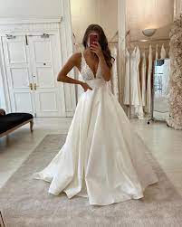 V Neck Lace Cheap Wedding Dresses Online Cheap Unique Bridal Dresses Wd594 If You Re A S Cheap Wedding Dresses Online Wedding Dresses Online Wedding Dress