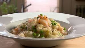 Risotto Aux Crevettes Et Aux Pois Verts Recette Recettes De Cuisine Risotto Aux Crevettes Risotto