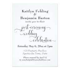 Swirling Typography Post Wedding Reception Only Invitation Zazzle Com In 2021 Wedding Reception Invitations Reception Only Invitations Reception Invitations