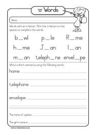 Phonics Grade 3 O Words Phonics Worksheets Grade 1 Phonics Phonics Worksheets
