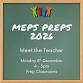 MEPS Preps 2026 - Meet the Teacher event image