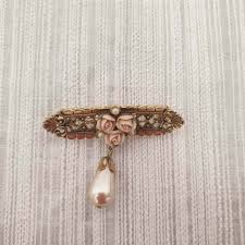 rose gold brooch