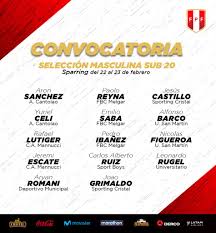 De esta forma carlos queiroz está en el centro del debate por sus elegidos para los partidos que marcan un ciclo importante con el objetivo de clasificar por tercera vez consecutiva a una copa del mundo. Seleccion Peruana Lista De Convocados Sub 20 Que Haran De Sparring Con El Equipo De Mayores