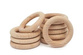 10 Holzringe Unbemalt Und Glatt Geschliffen Wichtiges Bastelmaterial Fur Viele Kreativideen Gunstig Und Perfekt Fur Ihre Holzringe Bastelutensilien Basteln