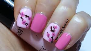 Clavuz gel nail polish set soak off uv led nail varnish 6pcs new start kit nail lacquers nail art manicure pedicure (cherry blossoms) 4.1 out of 5 stars. Cherry Blossom Nail Art