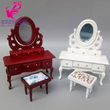 How to make a doll dressing table for dollhouse easy | diy mini dressing table from matchbox at home#miniature #diy #howtomake #minidressingtable#ministuff #. Mini Wood Dressing Table Model For Doll House Diy Decoration For Barbie Blythe Doll Furniture Bjd Ob 11 Doll Accessories Dolls Aliexpress