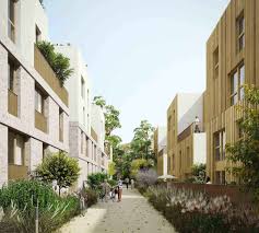 Oyapock Architectes 58 Logements Collectifs Et Intermediaires A Montreuil En 2020 Logements Collectifs Architecte Escalier Exterieur