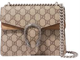 Pin closure with side release. Gucci Gg Supreme Shoulder Dionysus New Mini Brown Ebony Taupe Canvas Cross Body Bag Gucci Shoulder Bag Gucci Dionysus Canvas Shoulder Bag