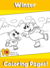 Teaching kids drawing and painting ice skates for kids baby children will learn many things from this educational video. Ice Skating Polar Bears Coloring Page 10 Minutes Of Quality Time