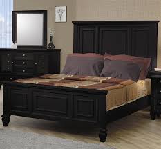 If a king size bed is a bit too much for your space, we also have a great selection of twin, full, and queen beds. Sandy Beach Panel Bed In Black Finish By Coaster 201321q