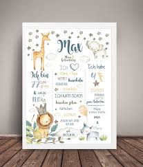 Meilensteintafel 1 Geburtstag Baby Safari Dschungeltiere Chalkboard Geburtstagsposter Geschenk Erster Geburtstag Personalisiert Birthday Poster Chalkboard Poster Birthday Birthday Chalkboard