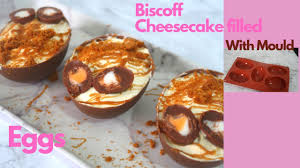 Seriously, you can make a soufflé with only two you can also mix in almond milk to make the ice cream smoother or add chocolate chips because no dessert. How To Make Biscoff Cheesecake Filled Eggs Easter Eggs Hacks Easter Desserts Youtube