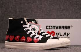 Comme Des Garcons Play X Converse Chuck Taylor Multi Heart 1970s Hi Comme Des Garcons Play Chuck Taylor X Converse Multi Heart Limited Edition Fashion Clothing Shoes Access Chuck Taylor Converse Comme Des Garcons Chaussure