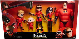 Disney- Incredibles 2 Family Pack 5 pers.35cm, 77217 – TopToy